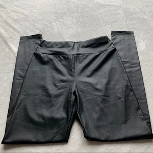 Leather pants from shein